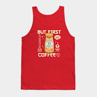 Starbucks Caramel Flan Frappuccino Iced Coffee for Coffee lovers and Starbucks Fans Tank Top